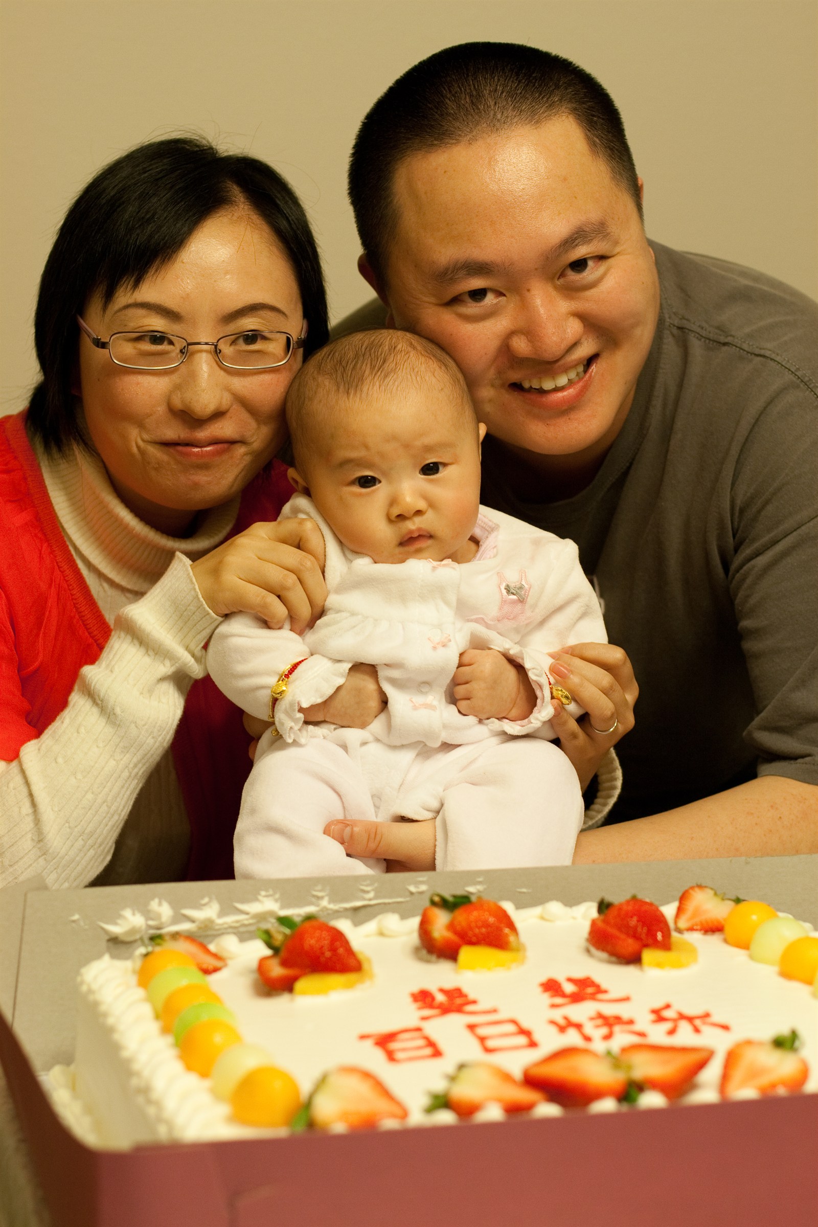 2010大女儿百日家中